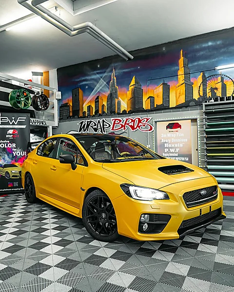 Subaru STI, Folierung + Lackierung von WrapBro's