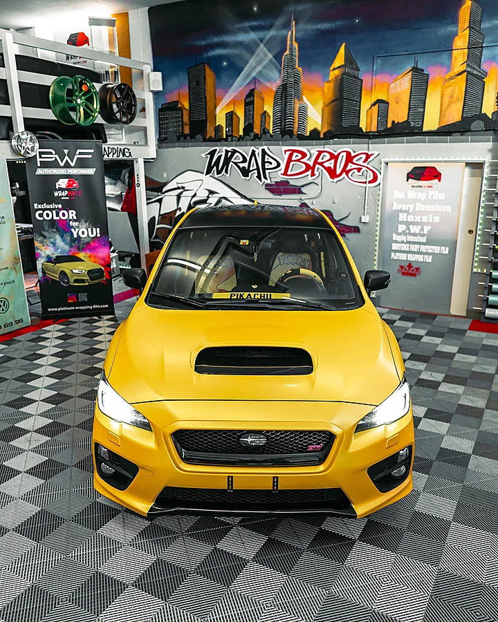 Subaru STI, Folierung + Lackierung, Bild 4