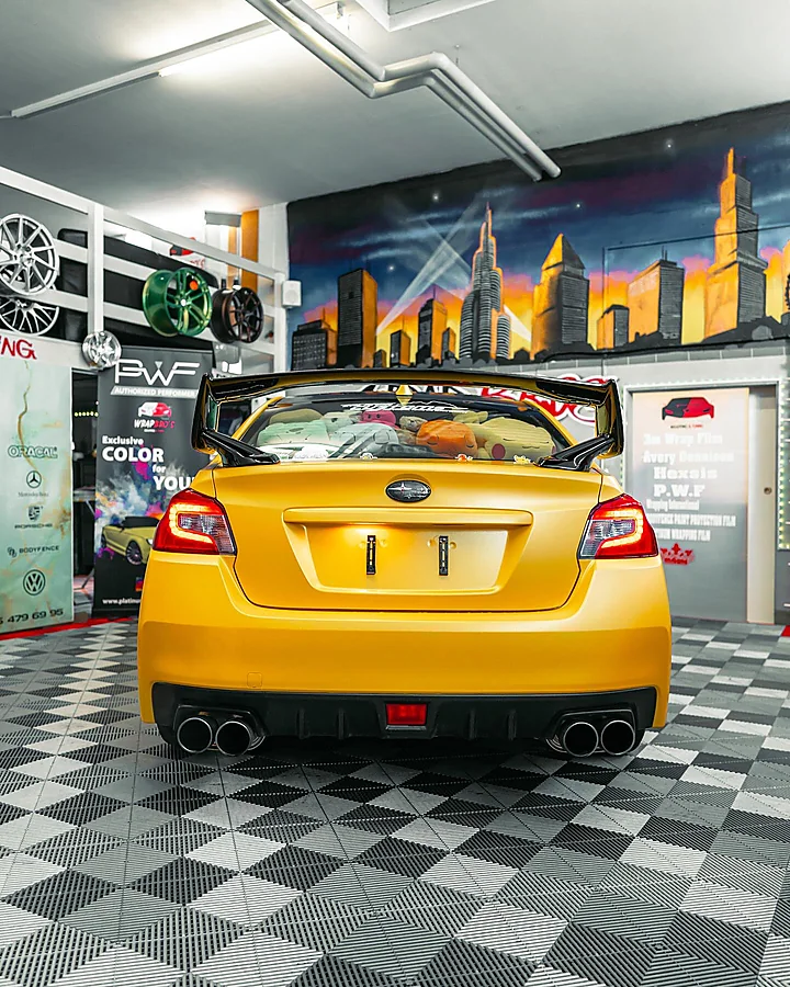 Subaru STI, Folierung + Lackierung, Bild 5