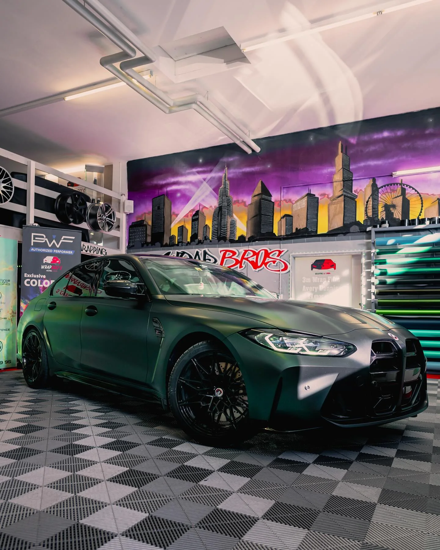 BMW M3 Competition, Folierung