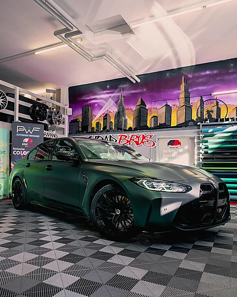 BMW M3 Competition, Folierung von WrapBro's