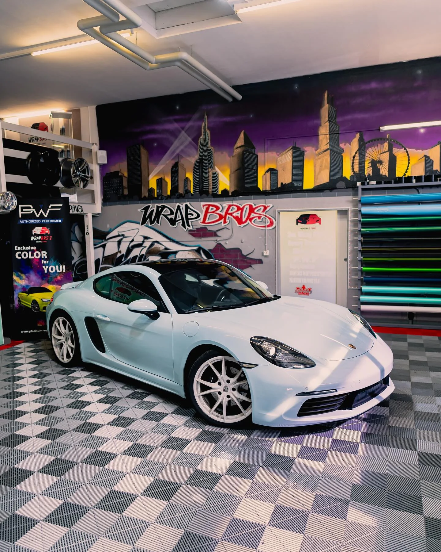 Porsche Cayman, Folierung