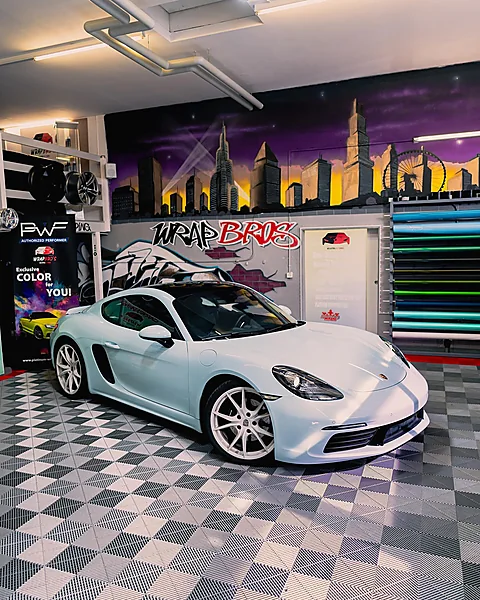 Porsche Cayman, Folierung von WrapBro's