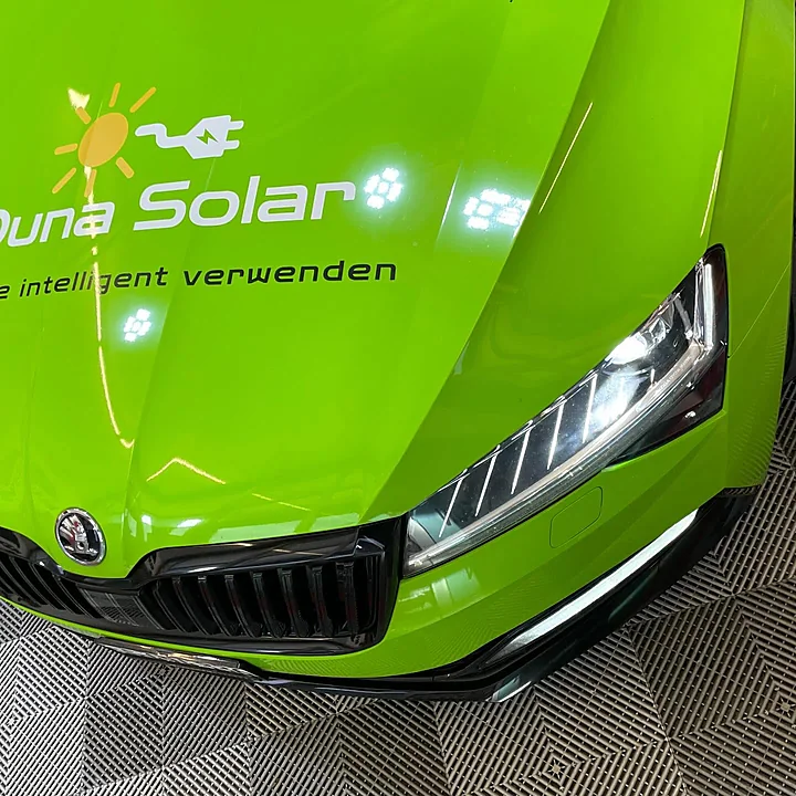 Skoda (Firmenfahrzeug), Folierung + Beschriftung, Bild 2