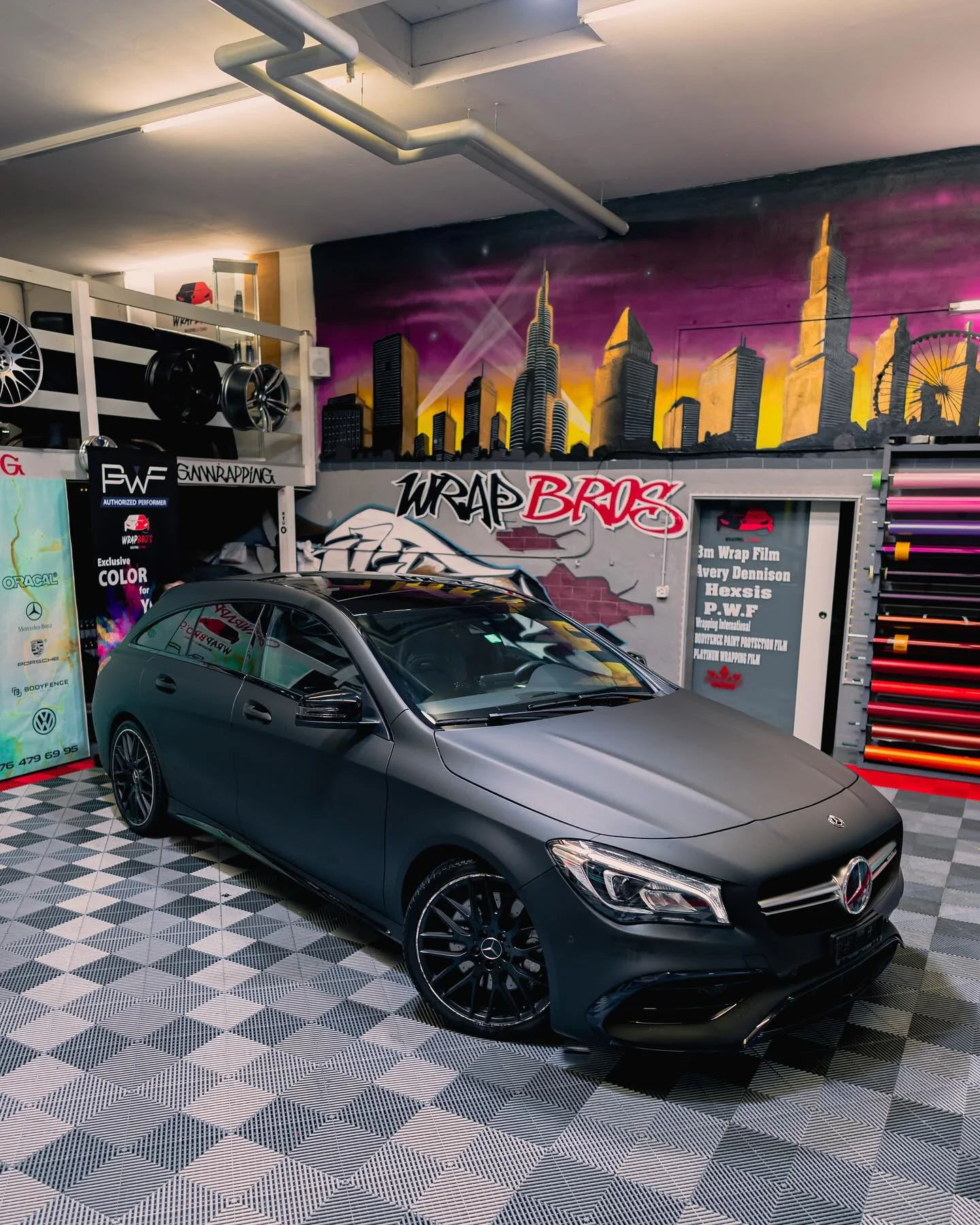 Mercedes-AMG CLA Shooting Brake, Folierung