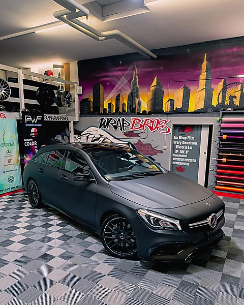 Mercedes-AMG CLA Shooting Brake, Folierung von WrapBro's