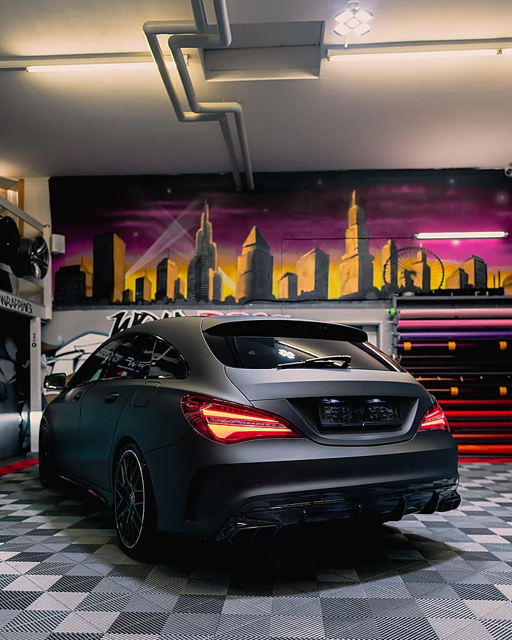 Mercedes-AMG CLA Shooting Brake, Folierung, Bild 3