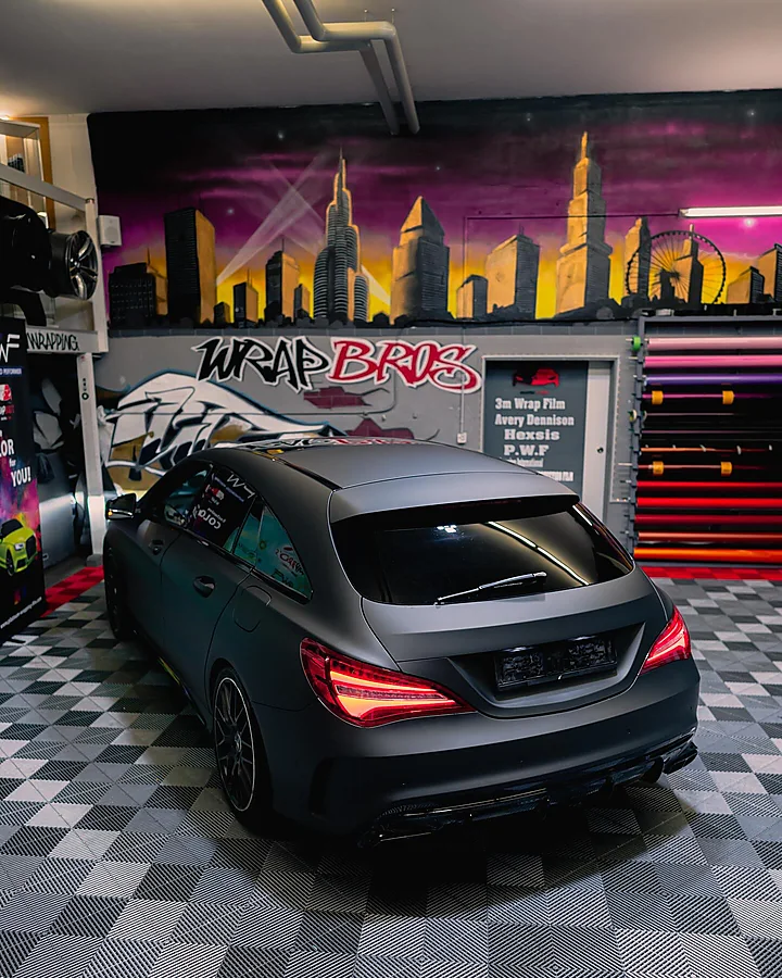Mercedes-AMG CLA Shooting Brake, Folierung, Bild 4
