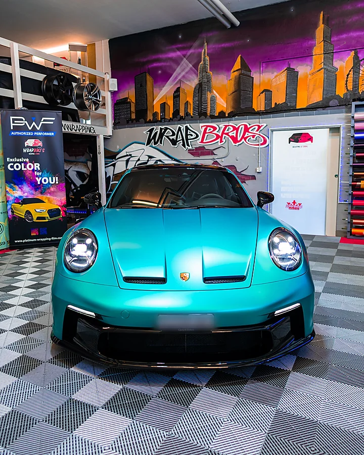 Porsche 911 GT3, Folierung + Lackierung, Bild 1