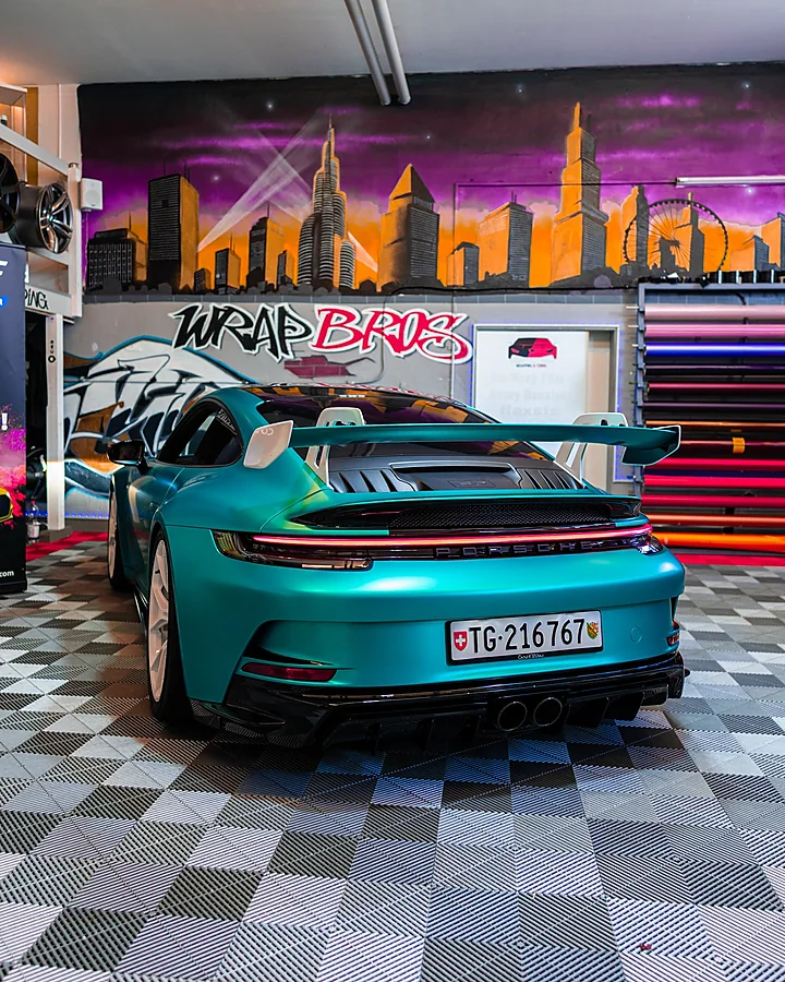 Porsche 911 GT3, Folierung + Lackierung, Bild 2