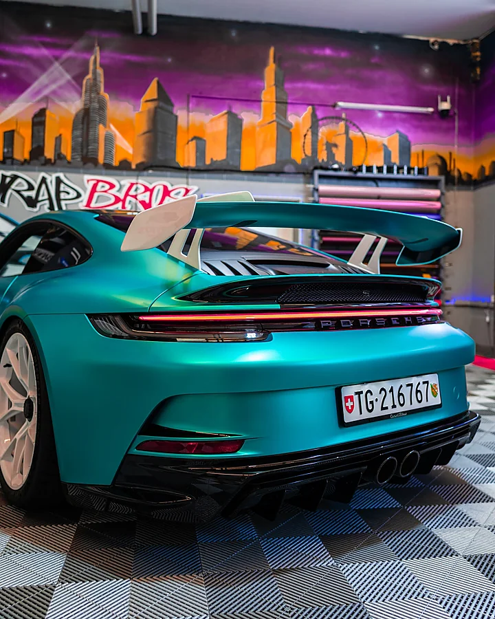 Porsche 911 GT3, Folierung + Lackierung, Bild 3