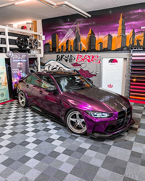 BMW M3 Competition (G80), Folierung von WrapBro's