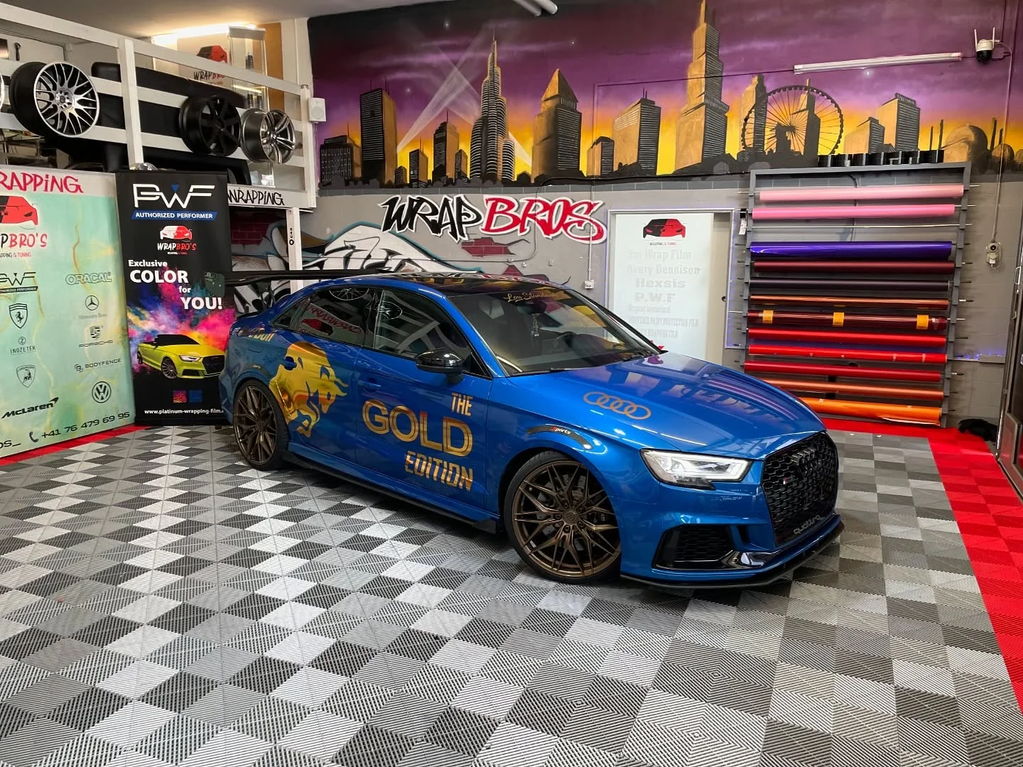 Audi RS3, Beschriftung/Design
