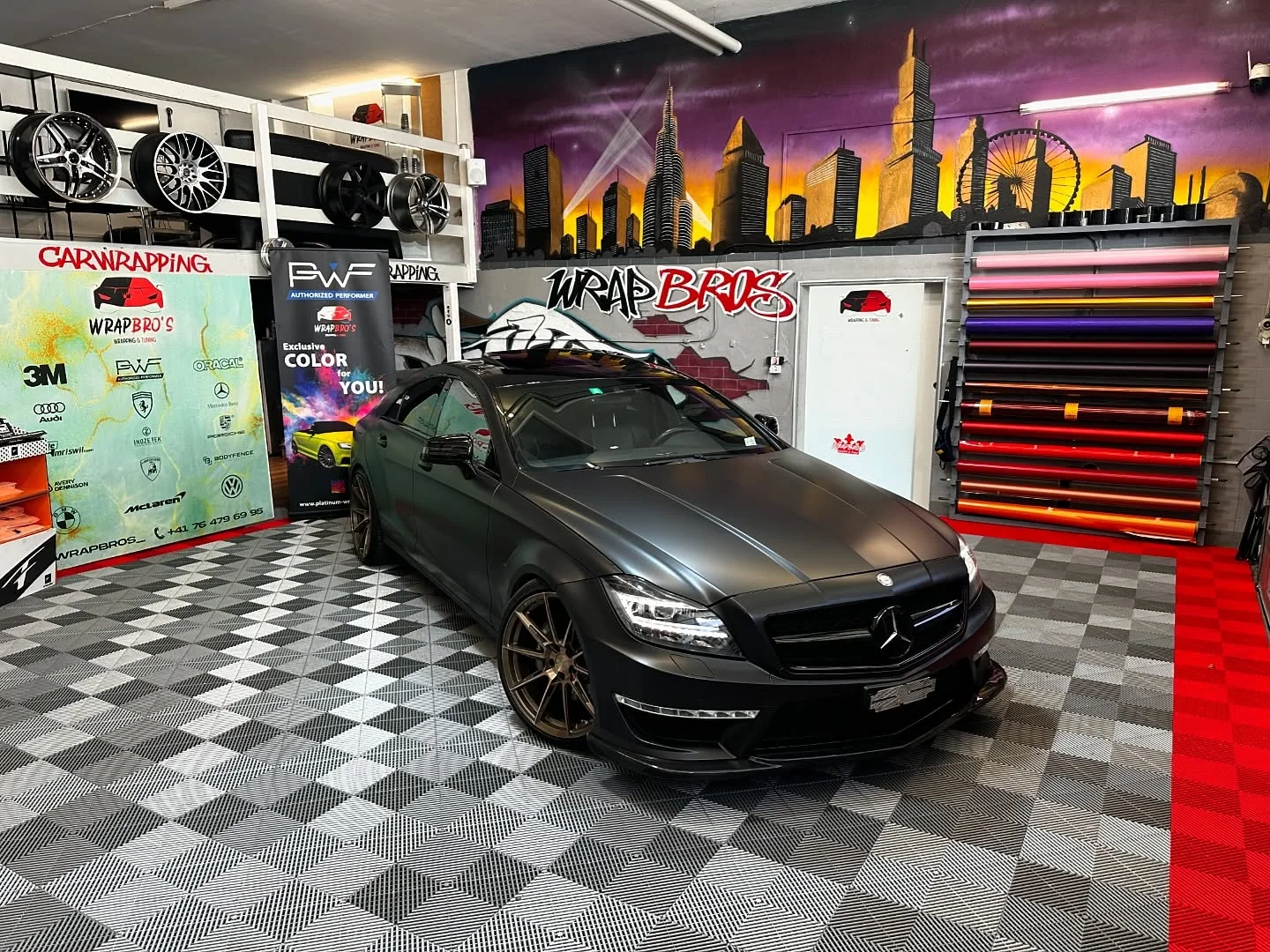 Mercedes-Benz CLS 63 AMG, Folierung