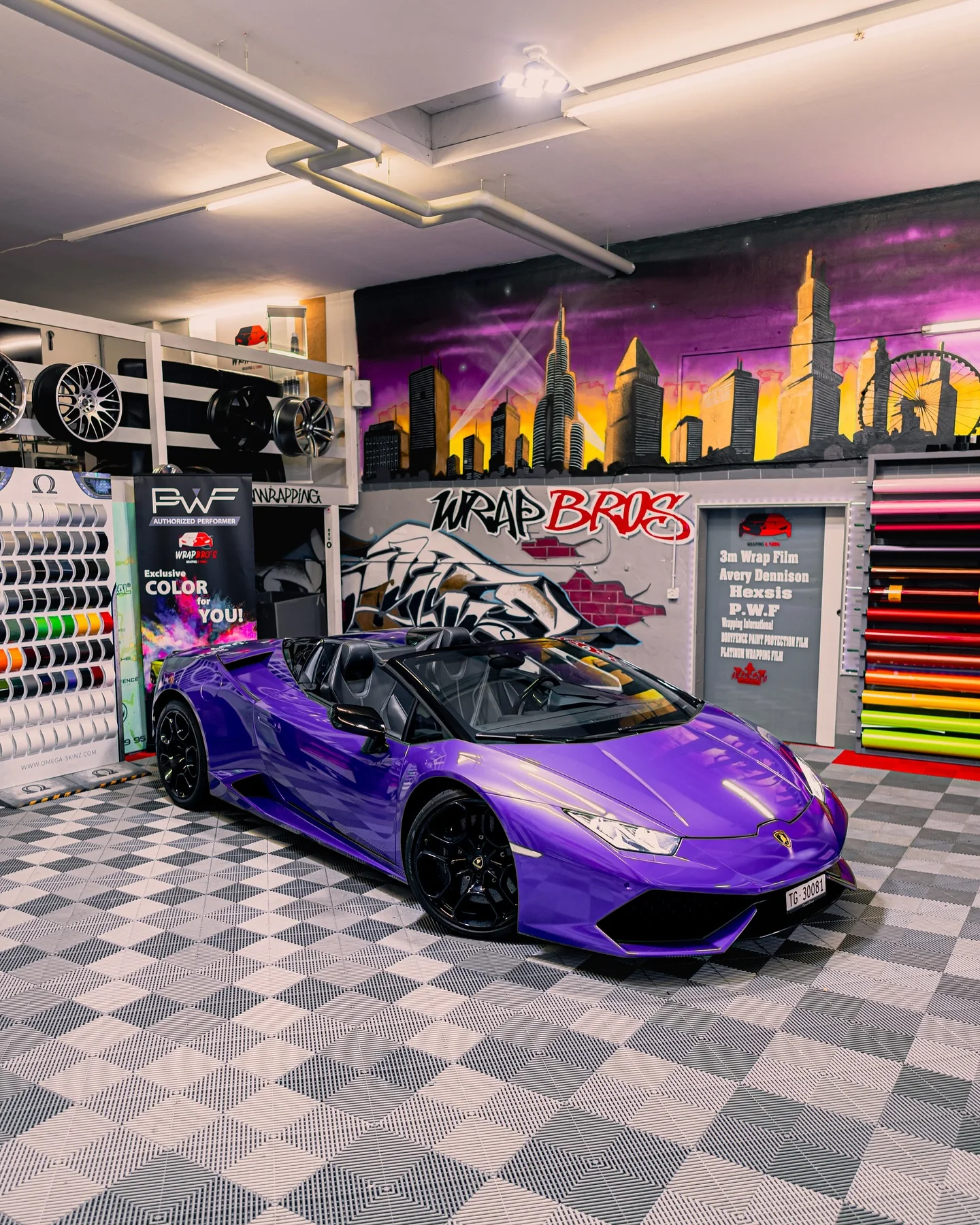 Lamborghini Huracán Spyder, Folierung