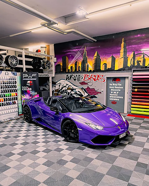 Lamborghini Huracán Spyder, Folierung von WrapBro's