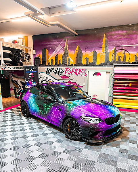 BMW M2 Competition, Digitaldruckfolierung + PPF + Interieur von WrapBro's