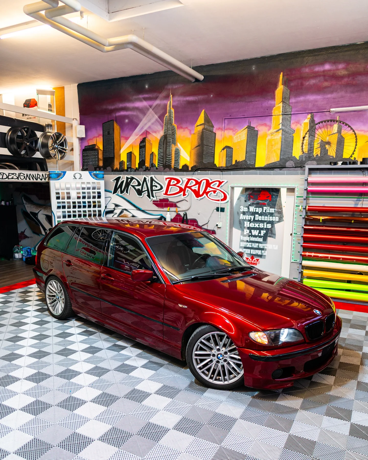 BMW 330i Touring, Folierung