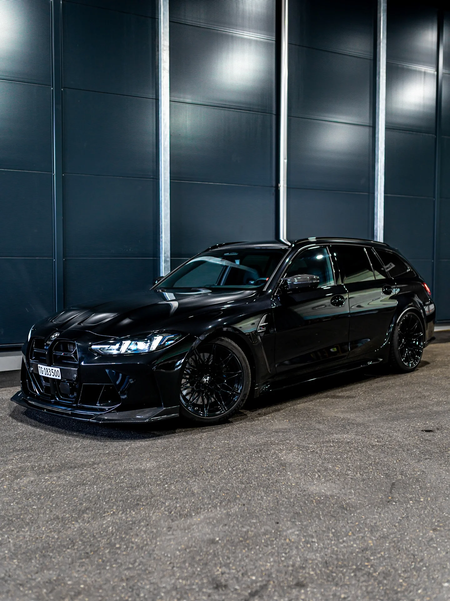 BMW M3 Touring (G81), Politur + PPF + Fahrwerk/Bodykit